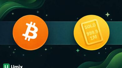 بیتکوین در برابر طلا