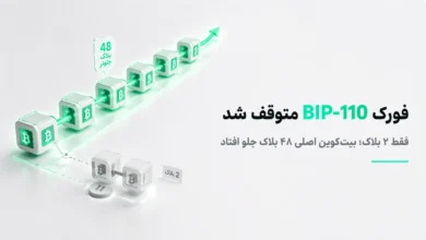 توقف شاخه BIP-110 بیت کوین پس از دو بلاک در مقابل ادامه زنجیره اصلی با هش ریت بالاتر
