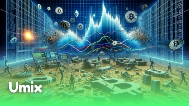 نمودارهای نوسان بازار کریپتو و سکه‌های بیت‌کوین معلق نماد اختلال API صرافی ارز دیجیتال