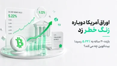 افزایش بازده اوراق خزانه آمریکا و تأثیر آن بر بیت‌کوین